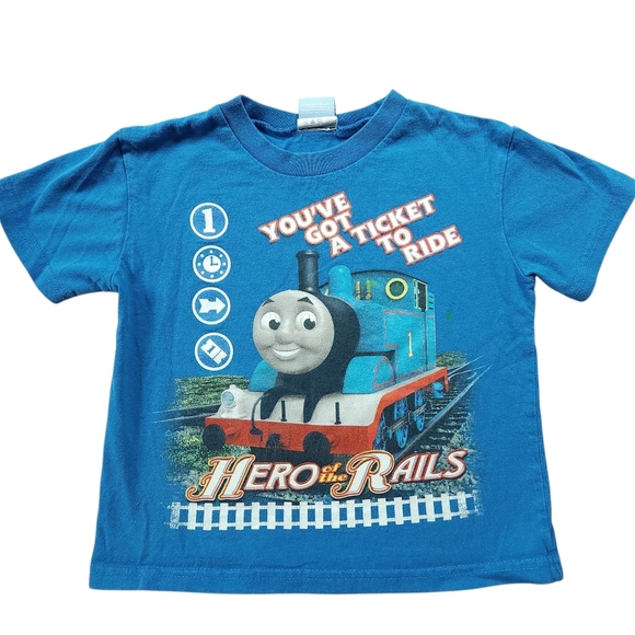 Thomas & Friends Thomas The Train Graphic T-shirt Sz 4T - Picture 1 of 5